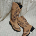 Retro Western Cowboy Boots High Rider Boots